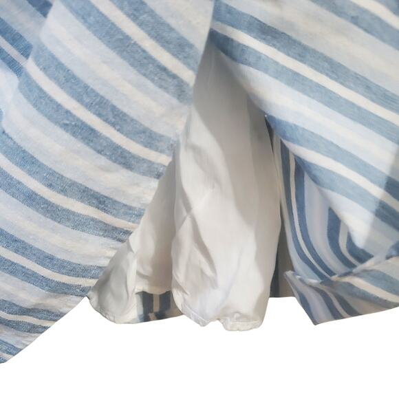 Majorelle Tahoe Blue Chambray Mini Dress Size S - Picture 10 of 14